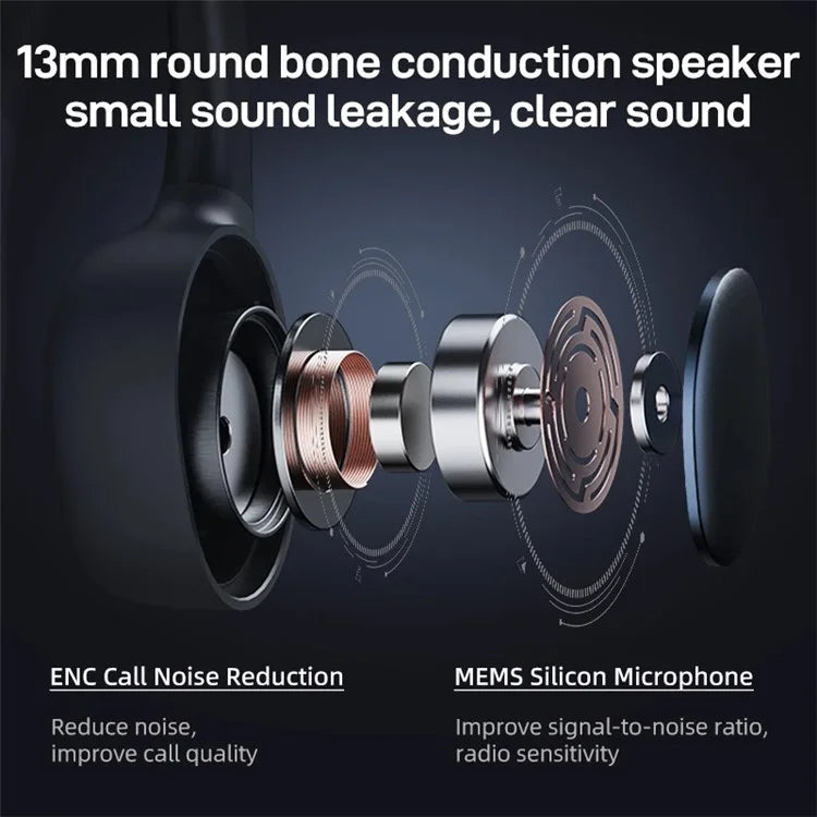 DACOM E80 Bone Conduction Headphone Wireless Bluetooth 5.3 Earphone