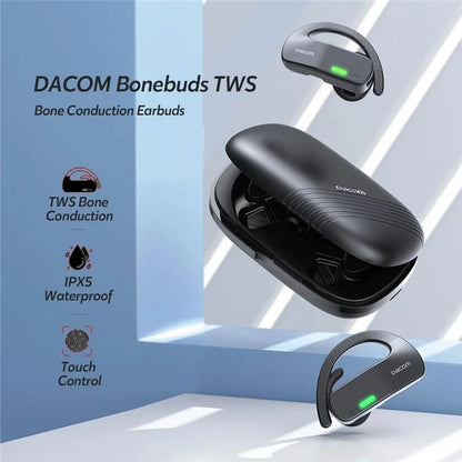 DACOM G84 Bluetooth Headphone Bone Conduction TWS Touch Control Headset