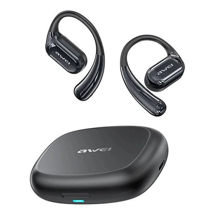AWEI TZ8 OWS Bluetooth Earphone Air Conduction Earhook Music Headset