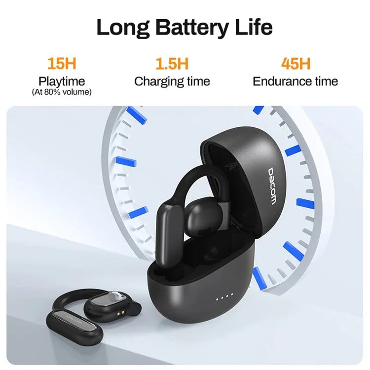 DACOM H11 OWS Bluetooth Earhook Headset Noise Reduction Earphone