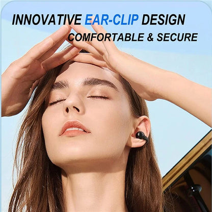 JX80 TWS Bluetooth 5.3 Ear Clip Earphone Wireless Stereo Music Headset