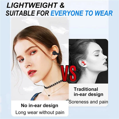 JX80 TWS Bluetooth 5.3 Ear Clip Earphone Wireless Stereo Music Headset