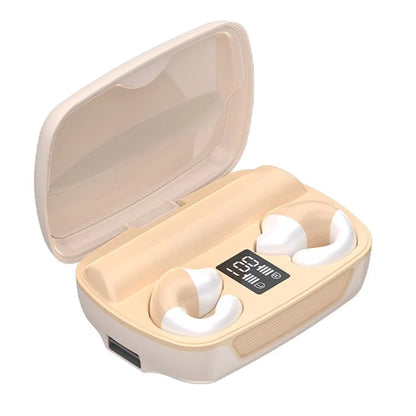 E300 Headset Bluetooth Bone Conduction Headphone with Digital Display Charging Case