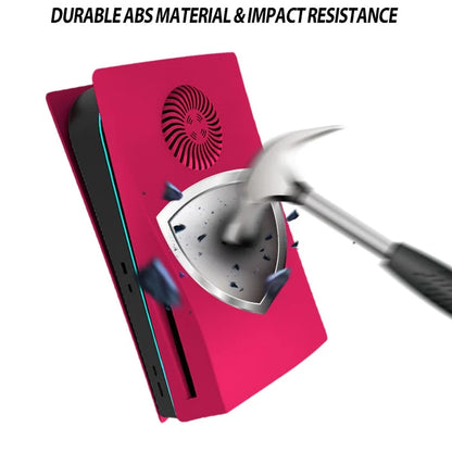 For PS5 Disc Version Protective Case with Heat Dissipation Hole Game Console Replacement Shell