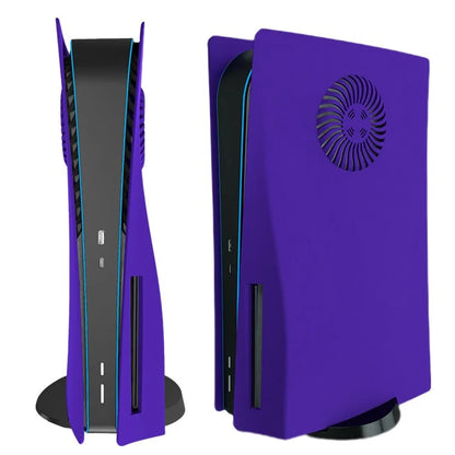 For PS5 Disc Version Protective Case with Heat Dissipation Hole Game Console Replacement Shell