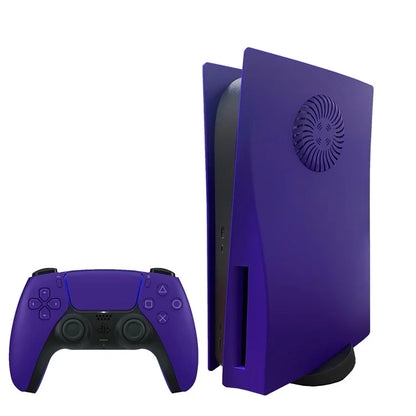 For PS5 Disc Version Protective Case with Heat Dissipation Hole Game Console Replacement Shell