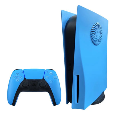 For PS5 Disc Version Protective Case with Heat Dissipation Hole Game Console Replacement Shell