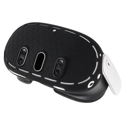 For Meta Quest 3 Soft Silicone Protective Shell VR Headset Anti-dust Anti-drop Cover