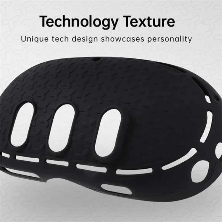 For Meta Quest 3 Soft Silicone Protective Shell VR Headset Anti-dust Anti-drop Cover