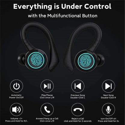 BE1033 Noise Reduction Bluetooth Earphone Sport Earhook Music Headset