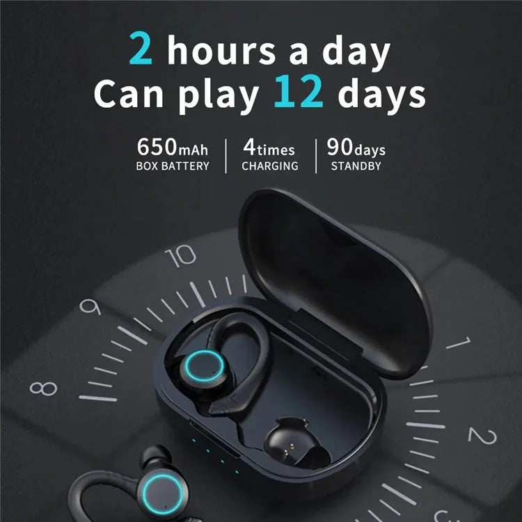 BE1033 Noise Reduction Bluetooth Earphone Sport Earhook Music Headset