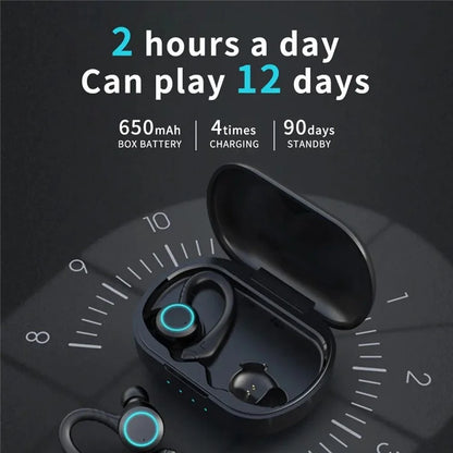 BE1033 Noise Reduction Bluetooth Earphone Sport Earhook Music Headset