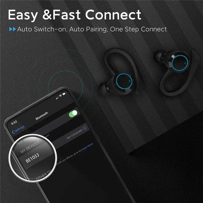 BE1033 Noise Reduction Bluetooth Earphone Sport Earhook Music Headset
