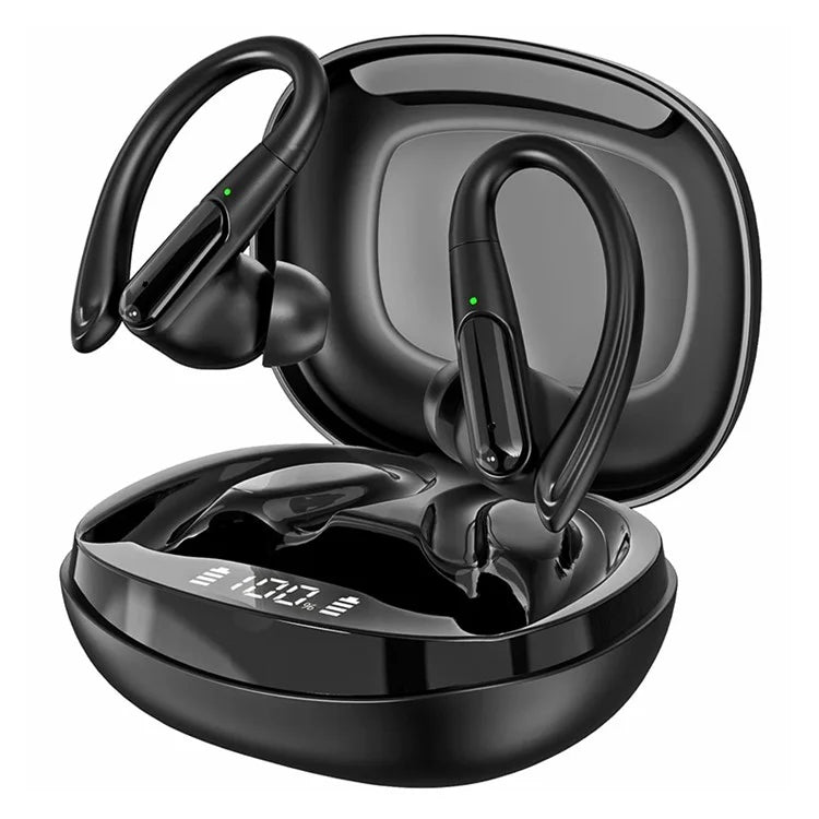 BE1043 Noise Reduction Bluetooth Earphone Wireless Music Headset with Detachable Earhook