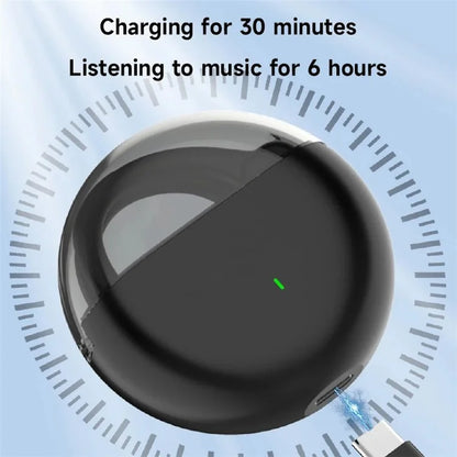 M6 IPX5 Waterproof Hanging Ear Headphones OWS Wireless Bluetooth Earphones