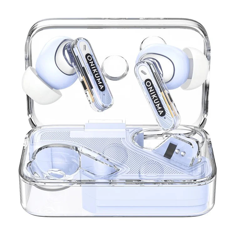 ONIKUMA T5 1 Pair Low Delay Headset Bluetooth Wireless ANC+ENC Gaming Earphone