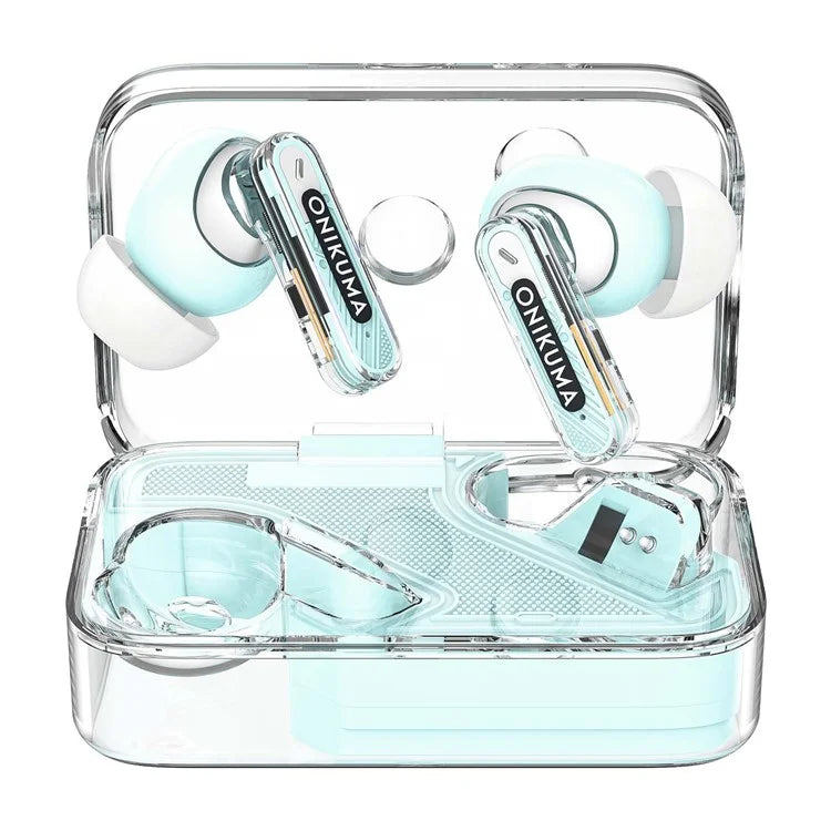 ONIKUMA T5 1 Pair Low Delay Headset Bluetooth Wireless ANC+ENC Gaming Earphone