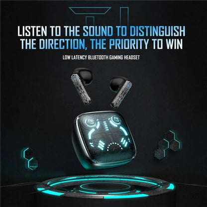 ONIKUMA T1 1 Pair TWS Gaming Earphone Low Delay Headset Bluetooth Wireless Headphone