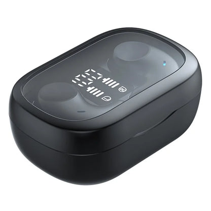 SM01 TWS Digital Display Bluetooth Earphone Mini Sleep Earbuds Wireless Music Headset