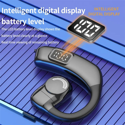 X30 Bluetooth 5.4 Single Ear Business Headphone Wireless Hook Earphone