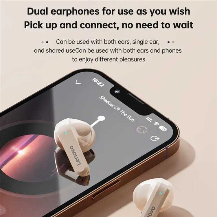 LENOVO Thinkplus X22 True Wireless Bluetooth Earphones Noise Reduction Earbuds