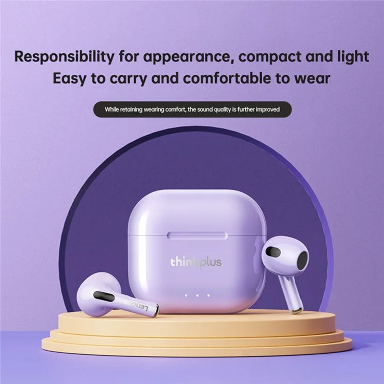 LENOVO THINKPLUS LP40Ⅱ 1 Pair Low Delay Headset Bluetooth Wireless Earphone