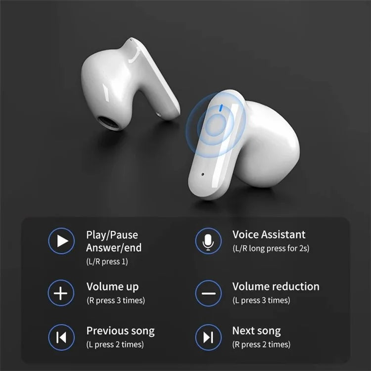 LY09 TWS Wireless Headset Noise Reduction Gaming Bluetooth Earphones with Charging Case