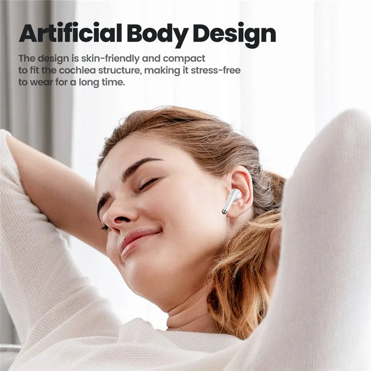 TOOCKI V08 Wireless Earphones TWS Bluetooth 5.3 Earbuds with Charging Case