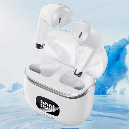 TOOCKI HE-060A Wireless Earbuds TWS Bluetooth 5.3 Digital Display Earphones