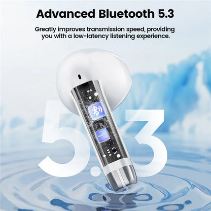 TOOCKI HE-060A Wireless Earbuds TWS Bluetooth 5.3 Digital Display Earphones