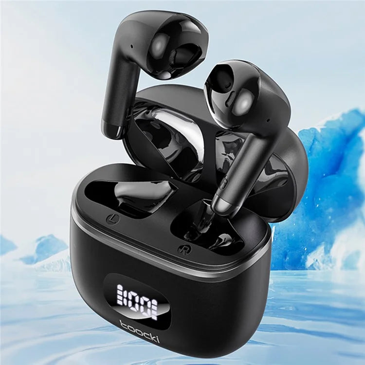 TOOCKI HE-060A Wireless Earbuds TWS Bluetooth 5.3 Digital Display Earphones