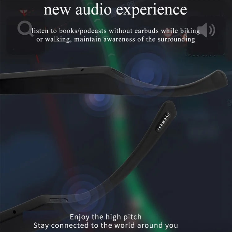 TWS Wireless Bluetooth Headphone Smart Glasses Headset Sunglasses
