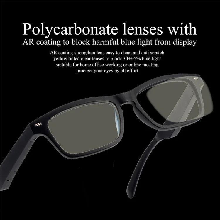 KY01 Waterproof Smart Glasses Open Ear Headphone Bluetooth Music Headset