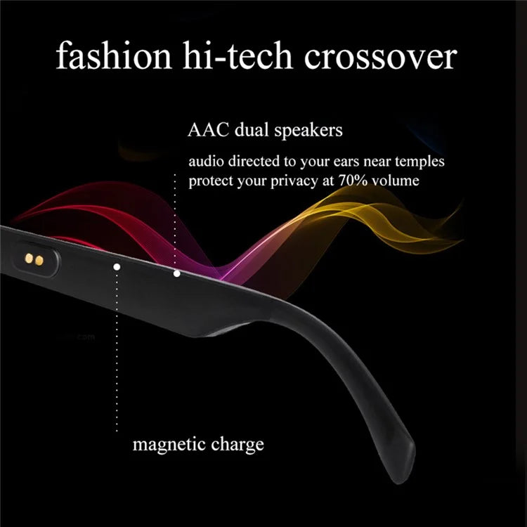 KY01 Waterproof Smart Glasses Open Ear Headphone Bluetooth Music Headset
