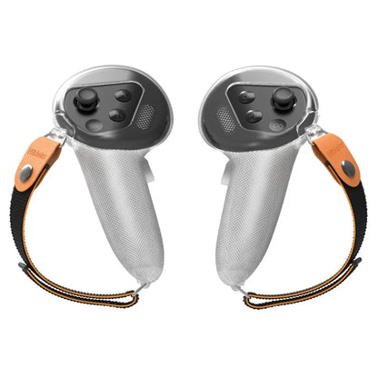 HIBLOKS 1 Pair For Oculus Quest 3 Flexible Silicone Case Cover VR Handle Controller Case with Strap