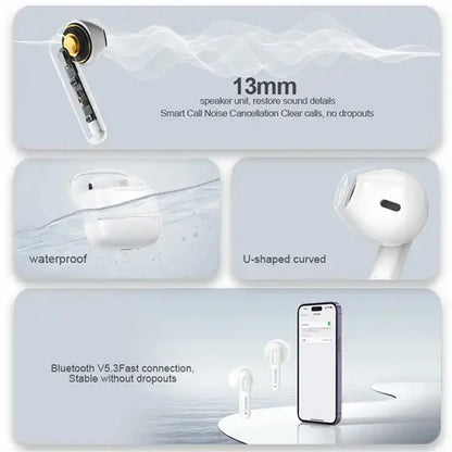 LENOVO Thinkplus XT98 TWS Bluetooth Earphone AI Noise Reduction Stereo Music Headset