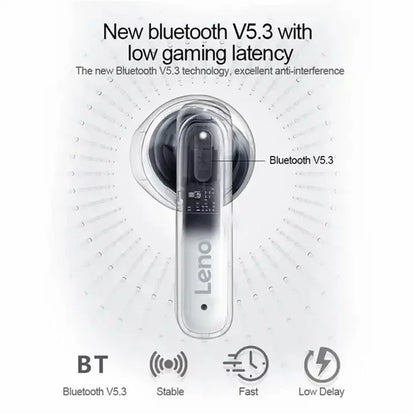 LENOVO Thinkplus XT98 TWS Bluetooth Earphone AI Noise Reduction Stereo Music Headset