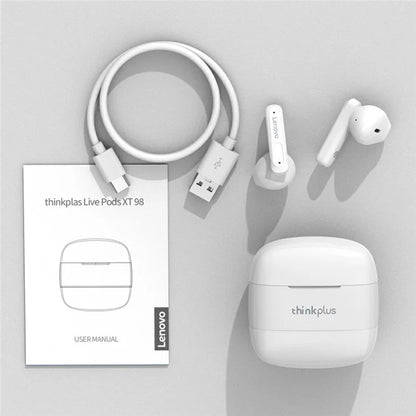 LENOVO Thinkplus XT98 TWS Bluetooth Earphone AI Noise Reduction Stereo Music Headset