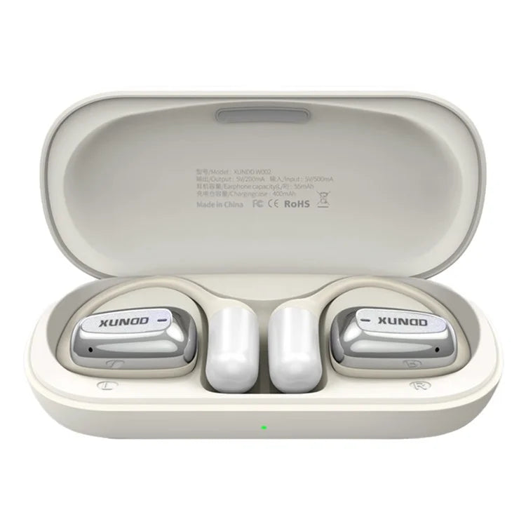 XUNDD W002 ENC Noise Reduction Bluetooth Earhook Earbuds Open Ear Earphone