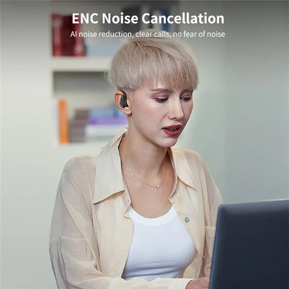 XUNDD W004 1 Pair OWS Headset Bluetooth Earphone Open-Ear Wireless Headphone (Button Control)