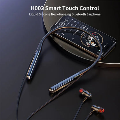 XUNDD H002 Neck-Mounted Headset Smart 4-Side Sliding Touch Control Wireless Earphone