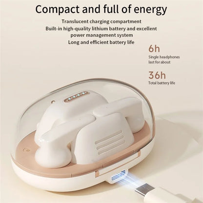 ICARER FAMILY Retro Phone Shape Wireless Earphone Bluetooth 5.3 Headphones