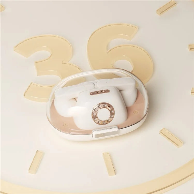 ICARER FAMILY Retro Phone Shape Wireless Earphone Bluetooth 5.3 Headphones
