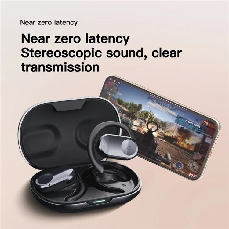 Q2 OWS Bluetooth 5.3 Earphone Bone Conduction Ear Hanging Stereo Music Headset