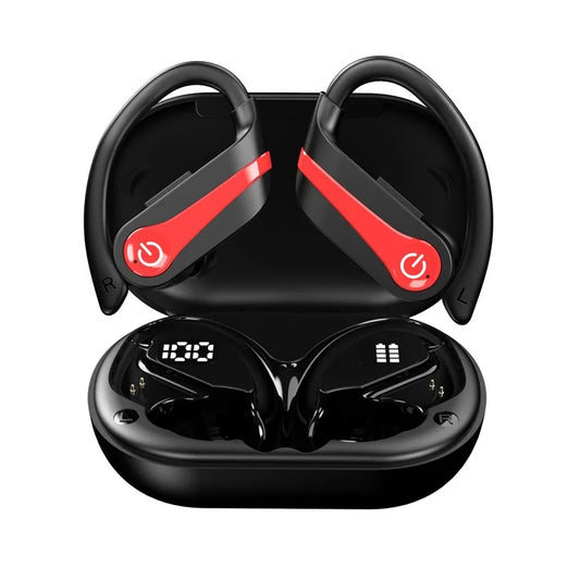 YYK Q63-3 Hook Style Wireless Headphones Noise Reduction Sports Bluetooth Earphones