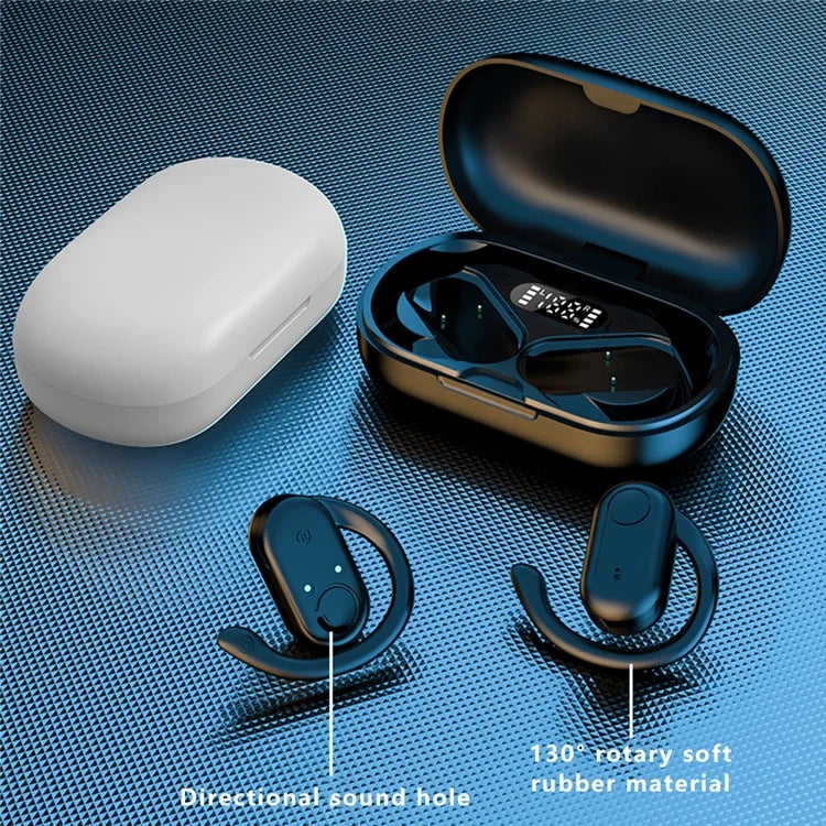 T20 OWS Bluetooth Earphones Noise Reduction Rotary Ear Hook Wireless Earbuds