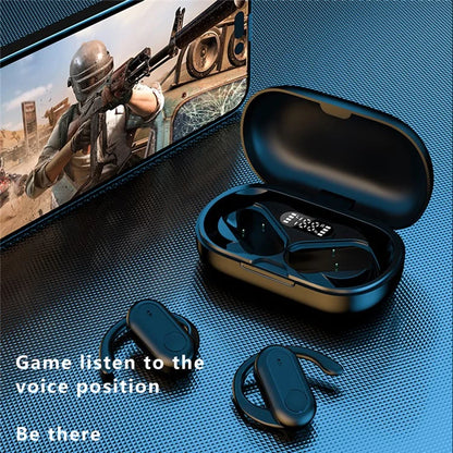 T20 OWS Bluetooth Earphones Noise Reduction Rotary Ear Hook Wireless Earbuds