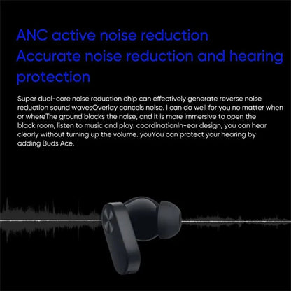 ONEPLUS Ace (E508A) TWS Bluetooth Headset Noise Canceling Gaming Music Earphone