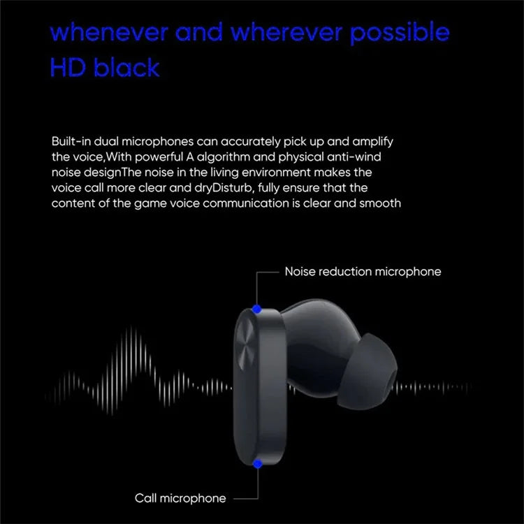 ONEPLUS Ace (E508A) TWS Bluetooth Headset Noise Canceling Gaming Music Earphone