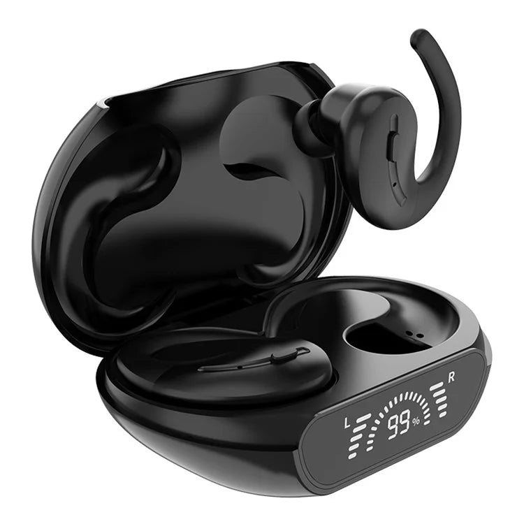 A8 1 Pair Wireless Earbuds Running Bluetooth 5.3 Headphones with Ear Hooks LED Display